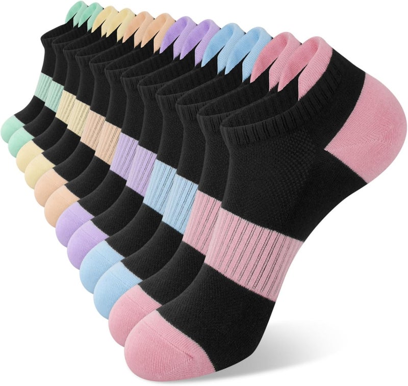 Darller 6 Pairs Ankle Socks for Women - Lightweight Low Cut No Show Casual Cotton Socks Breathable - Image 1
